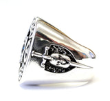 Men's Black Diamond Ring  By Sacred Angels