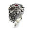 Men's Custom Castle Ring With Rubies By Sacred Angels